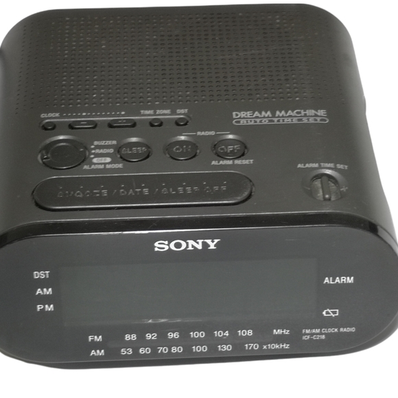 Sony ICF-C218-FM / AM  Alarm Clock Radio with Large LED Display, 220 to 240 vol. - Picture 6 of 9